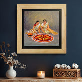 Onam Rangoli - Wall Painting